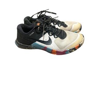 Nike Orange and Blue Athletic Shoes